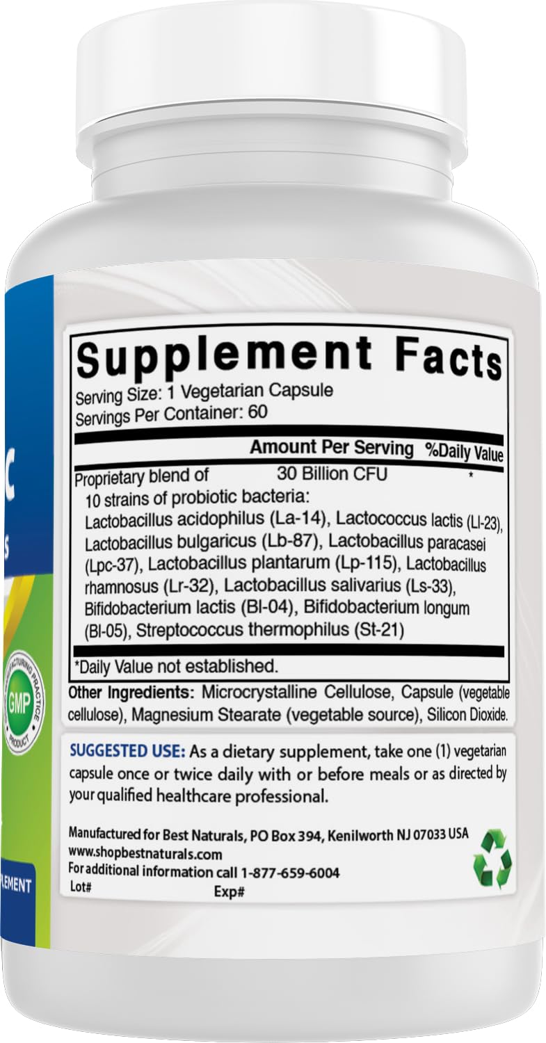 Best Naturals capsule close-up underscoring purity and quality in a GMP-compliant facility.