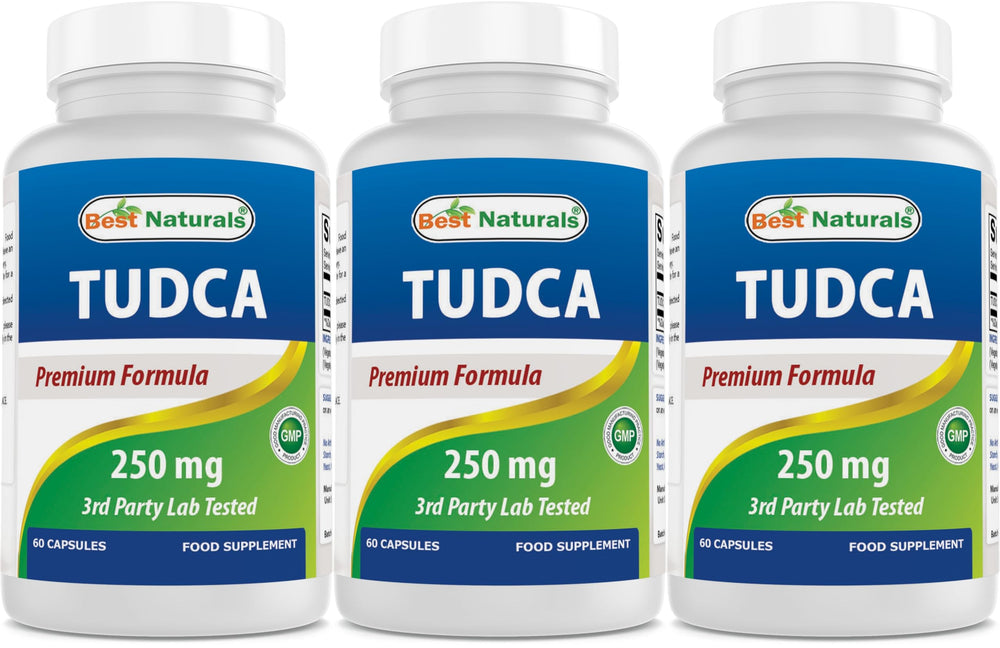 Best Naturals Tudca 250mg bottle front view for daily wellness support