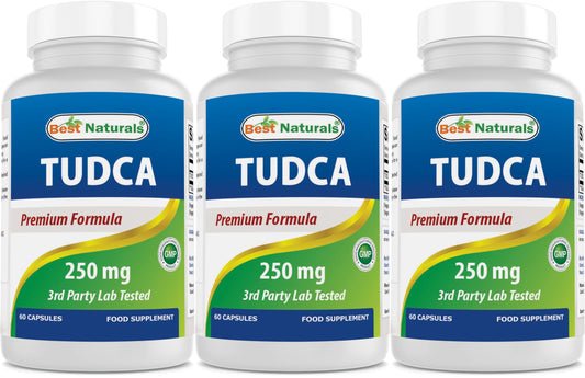 Best Naturals Tudca 250mg bottle front view for daily wellness support