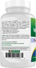 Best Naturals Vitamin B2 capsule closeup showing veggie shell