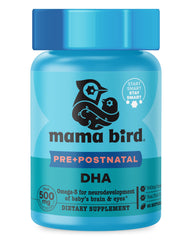 Best Nest Wellness Mama Bird bottle with lemon-infused softgels for prenatal DHA