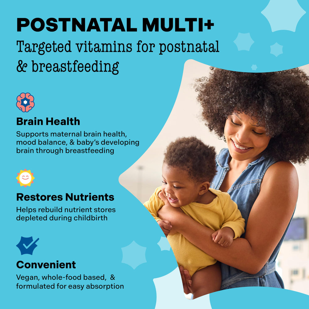 Best Nest Wellness Mama Bird postnatal multi capsules aiding energy and brain health