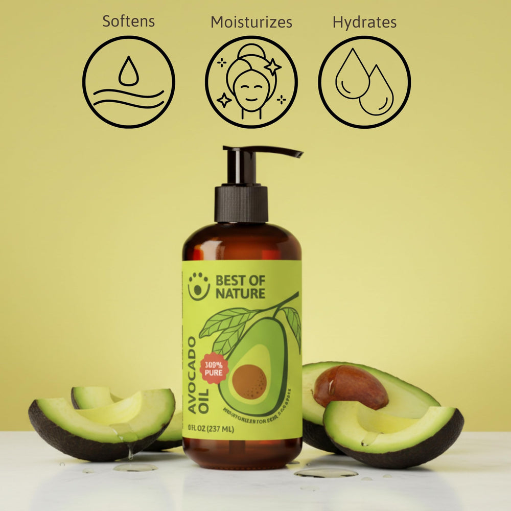 Best of Nature Avocado Oil softening skin observation on hands.