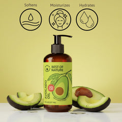 Best of Nature Avocado Oil softening skin observation on hands.