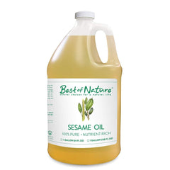 Best of Nature sesame oil bottle for massage and daily hydration.