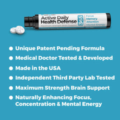 Best 365 Labs morning routine visual with capsules ready to take.