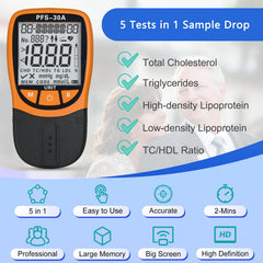 BESTAR 5in1 lipid test strips provide comprehensive results in one step.
