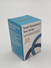 BESTAR LAB 25 cholesterol test strips pack for home use with easy readings.