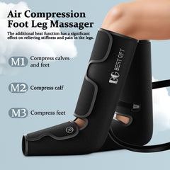 Bestgift leg massager extension straps adjust calves up to 28.5 inches.