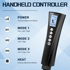 Bestgift leg massager calf section provides soothing compression for tired calves.
