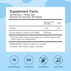 Bestidy colostrum powder dissolving smoothly in a drink for daily use.