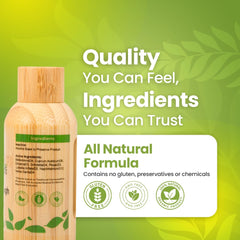 Bestmade BM13 bottle cap closeup highlighting safe, natural ingredients.