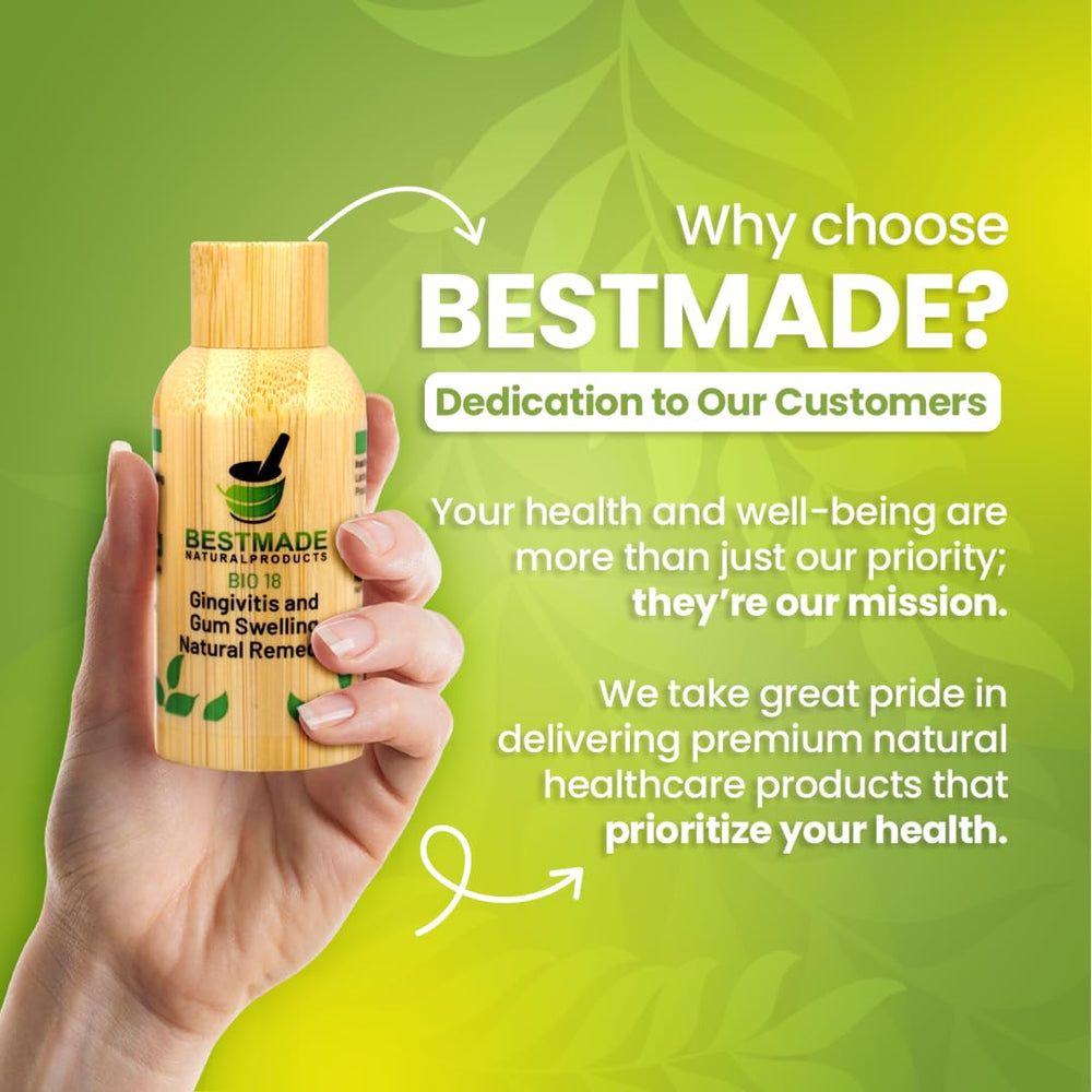 Scene promoting a clean oral routine with Bestmade BIO18 as a companion