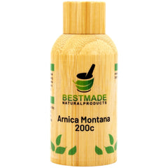 Bestmade Turbo Arnica 200C bottle on table supporting post-exercise comfort