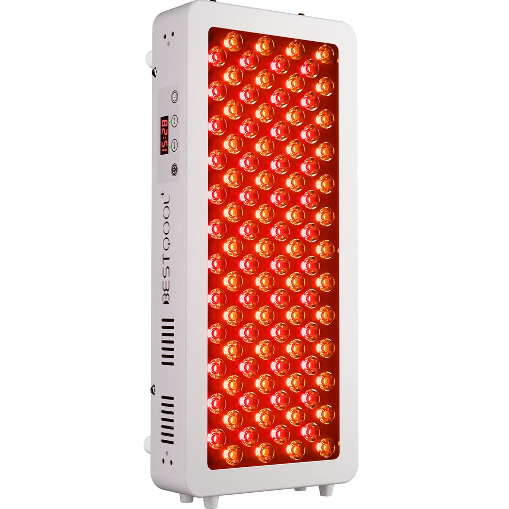 Bestqool face red-light panel delivers targeted facial therapy.