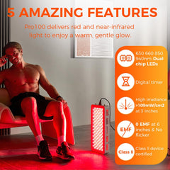 Bestqool red and near-infrared light with low heat.