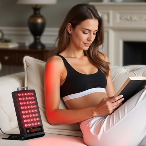 BestQool red light therapy panel easy control interface for quick start