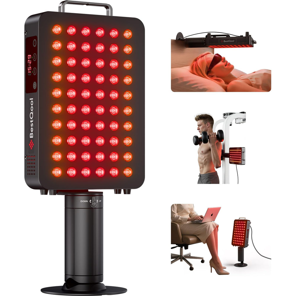 BestQool 360° rotating panel allows easy angle adjustment while you rest.