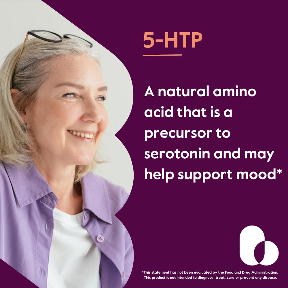 Bestvite 5-HTP capsules closeup showing uniform capsules for daily use.