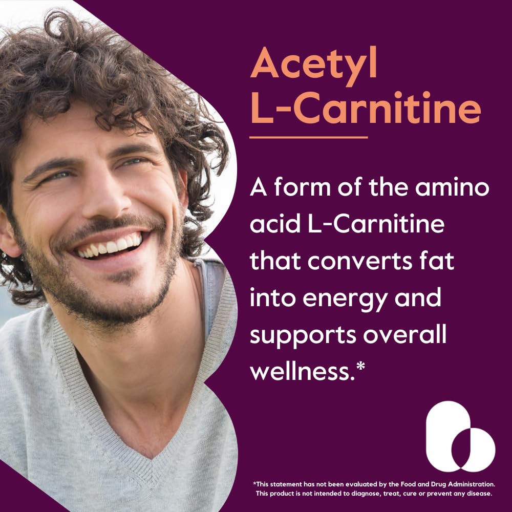 Bestvite Acetyl L-Carnitine 500mg capsules ready for daily use