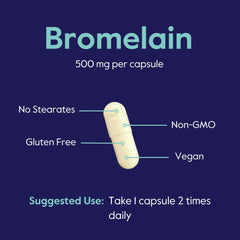Vegan capsules confirm gelatin-free, animal-friendly formulation.