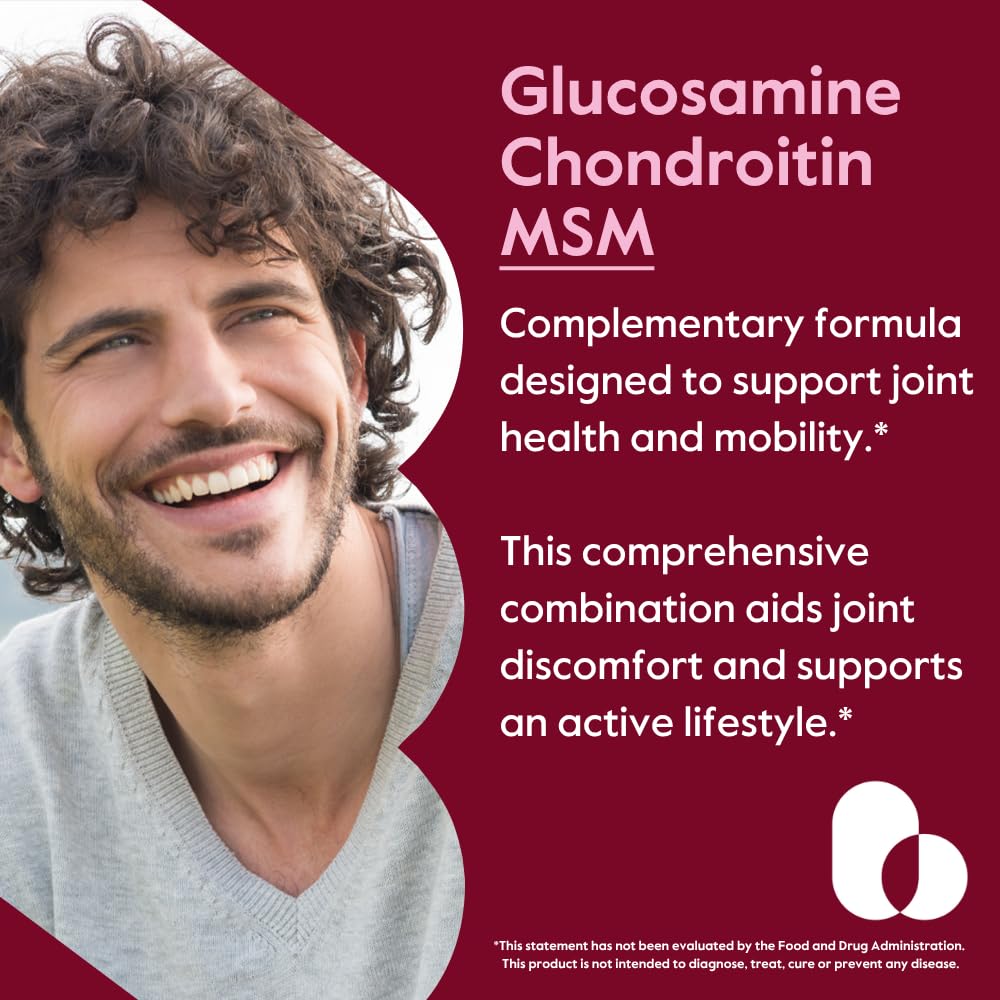 BESTVITE glucosamine-chondroitin-msm capsules ready for daily use