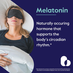Close-up of Bestvite Melatonin capsules showing vegan, non-GMO formula.
