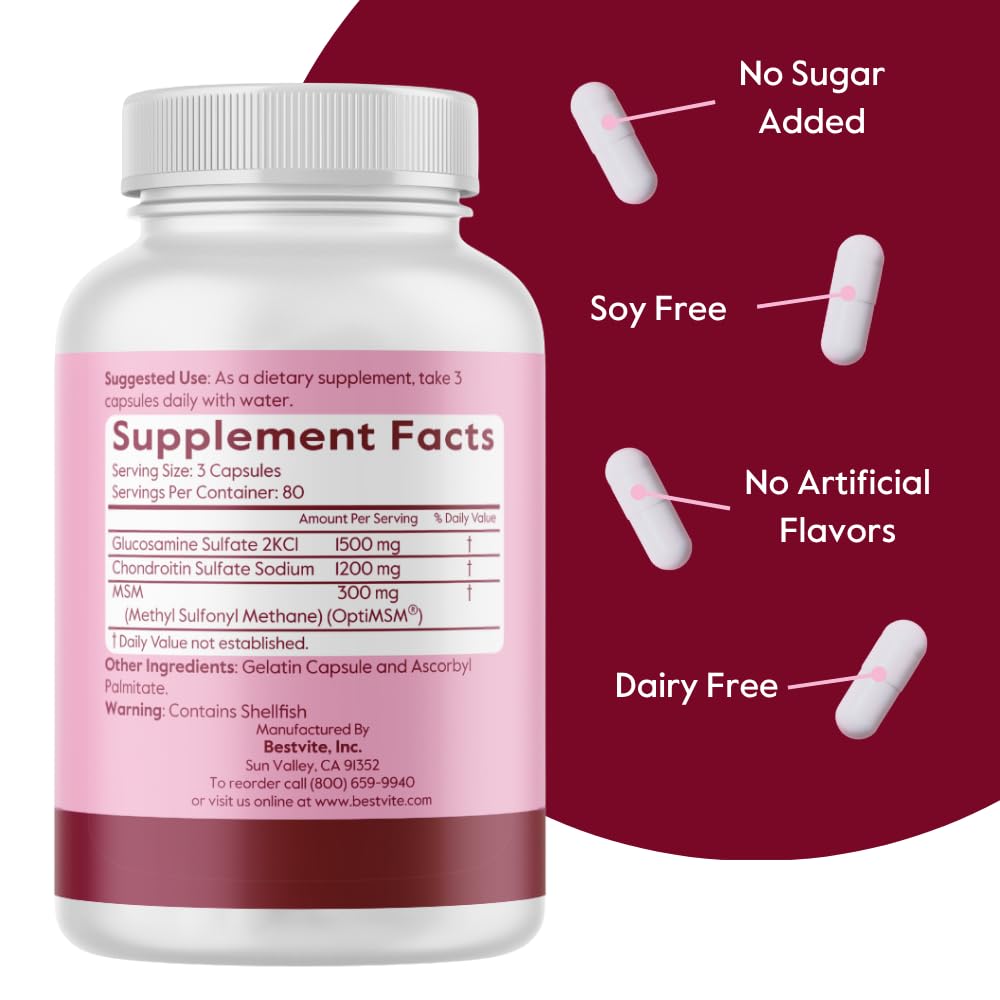 BESTVITE OptiMSM ingredient highlight for connective tissue support