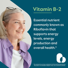 Bestvite Vitamin B-2 riboflavin bottle front label highlighting vegan gluten-free features