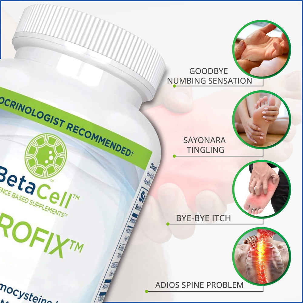 BETACELL Neurofix endocrinologist formulated blend designed for regular use