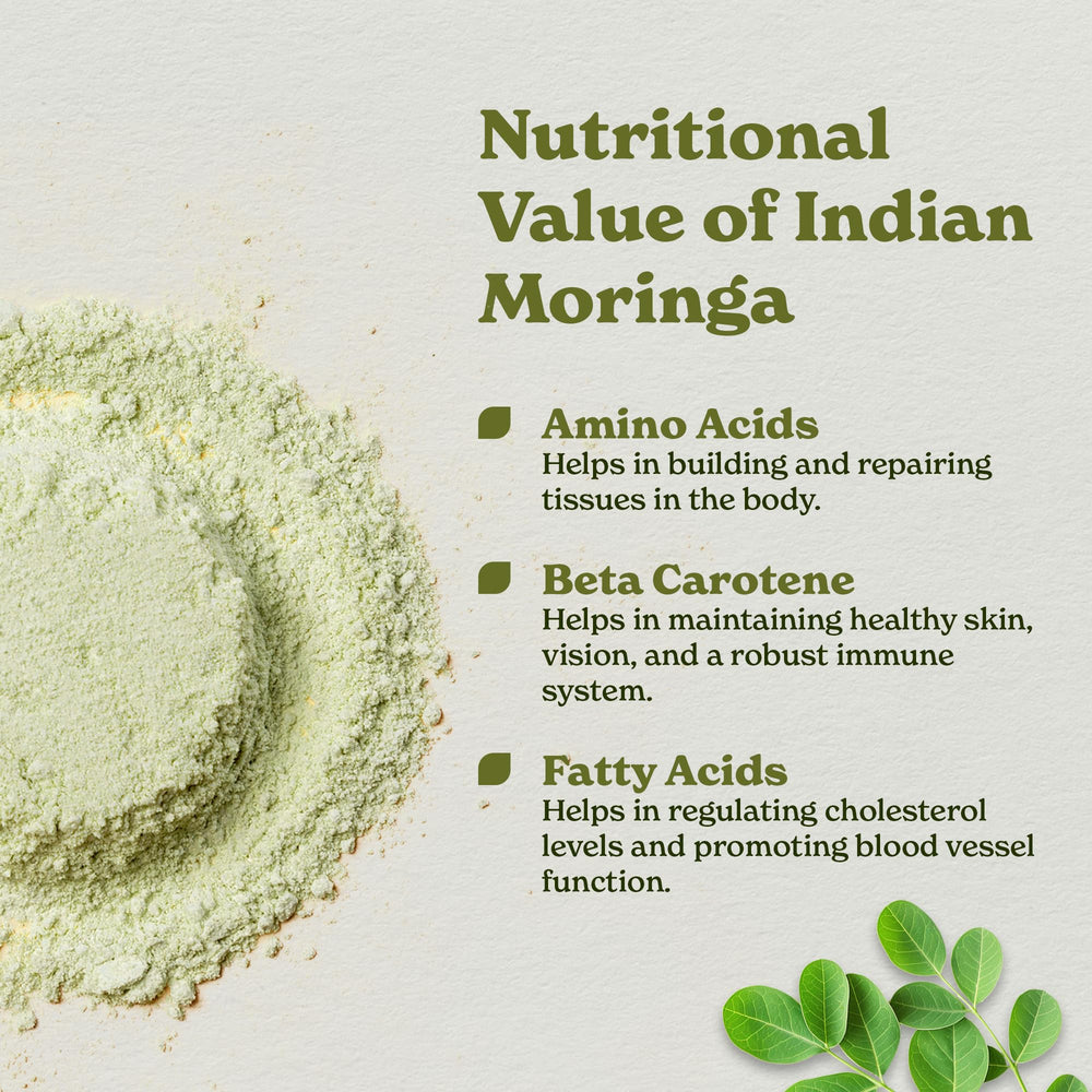 Better Alt Moringa Powder steeped in tea for a nutrient-rich drink