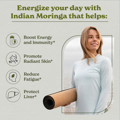 Included scoop of Better Alt Moringa Powder for simple daily portions