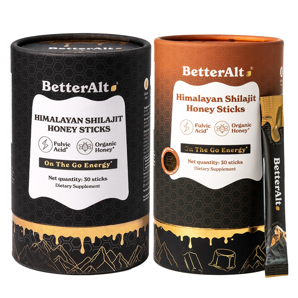 Better Alt Pure Himalayan Shilajit Sticks classic pack for easy daily energy boost.