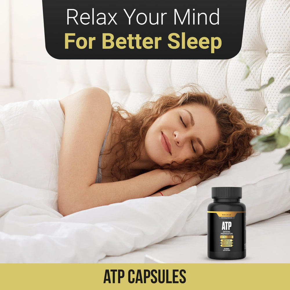 Better Life Lab ATP label detail highlighting pharmaceutical-grade formulation.
