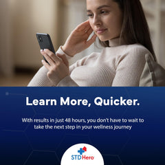 STD Hero instruction booklet guiding simple self-collection