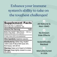 Better Way Health Beta Glucan 500 daily routine scene for consistency