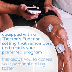 Beurer EM49 electrode placement guide helps precise positioning for effective therapy