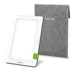 Beurer TL30 compact design on a desk delivering bright UV-free daylight
