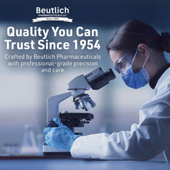 Beutlich Peridin-C daily-use routine with tablet imagery.