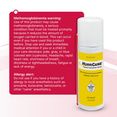 HurriCaine bottle with clear Beutlich label for easy recognition.
