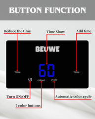 Beuwe durable and portable LED mask for salon-like treatments anywhere
