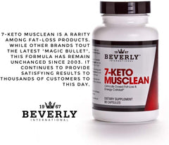 Beverly International 7-Keto Musclean lifestyle shot depicting energy during workouts.