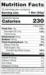 Beverly International UMP bar closeup texture shows creamy bite for between-workout hunger