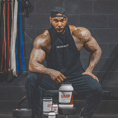 Beverly International UMP powder being mixed after a workout.
