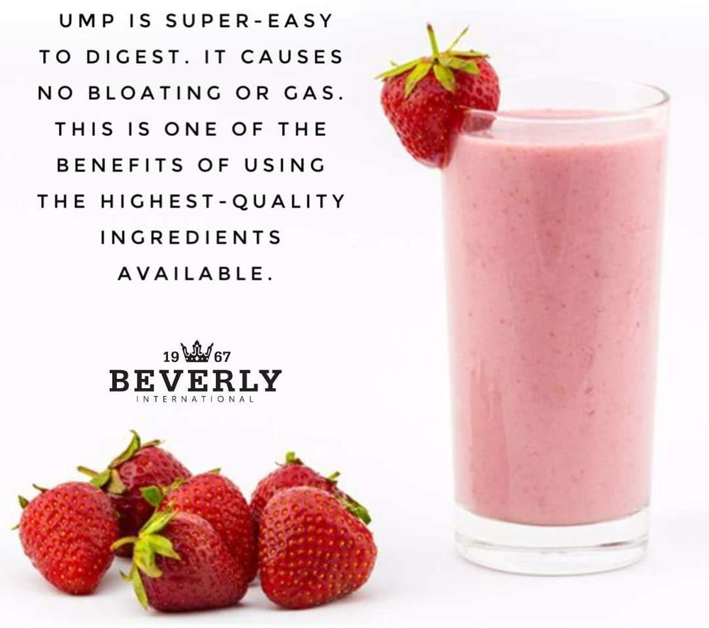 UMP strawberry baking-usage for protein-enriched treats.