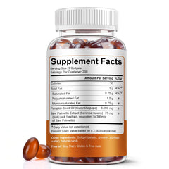 BEWORD softgels capsules close-up showing the potent 2-in-1 formula