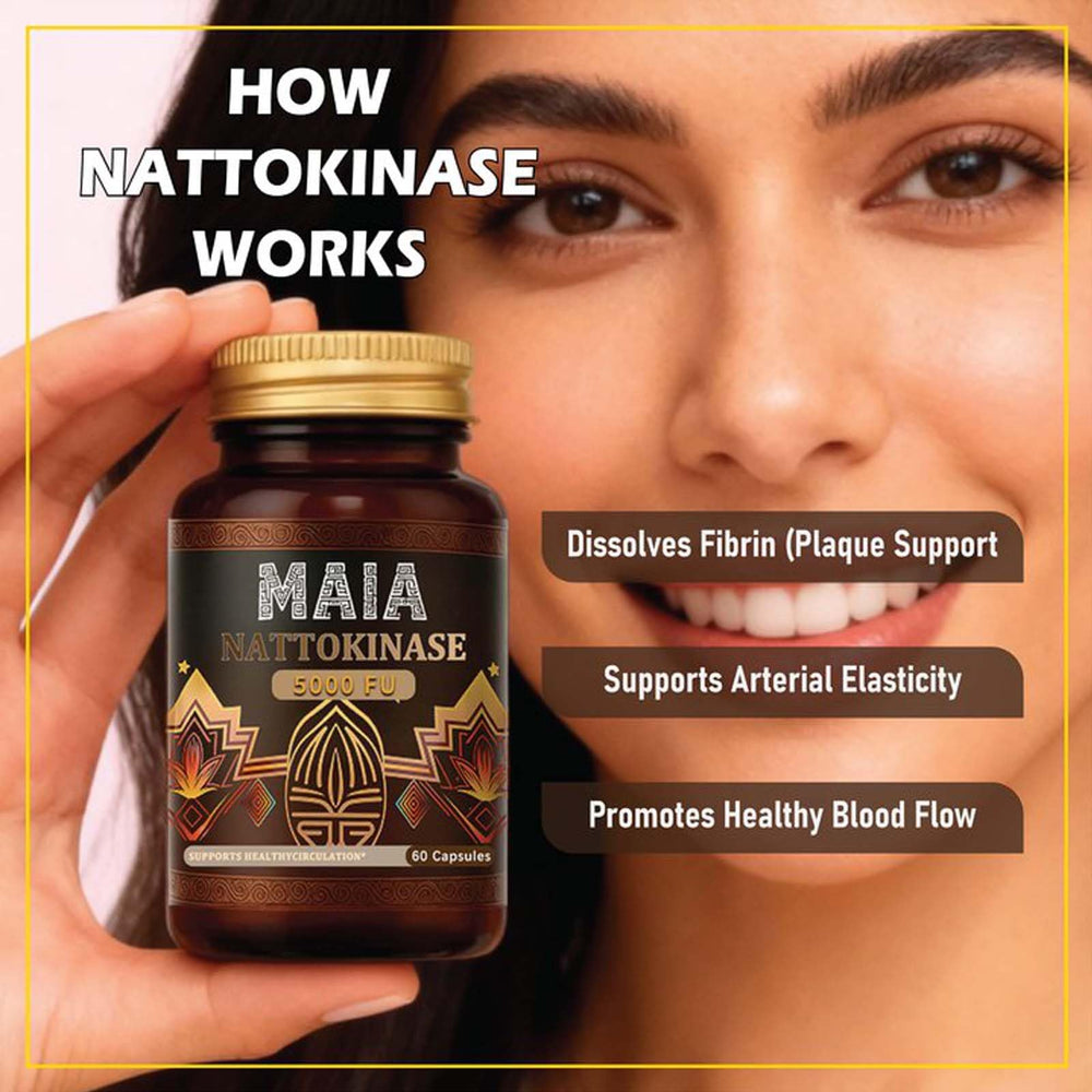 Bexelora Maia nattokinase travel pack indicating portable daily support