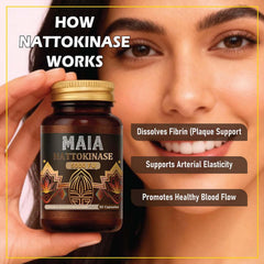 Bexelora Maia nattokinase travel pack indicating portable daily support