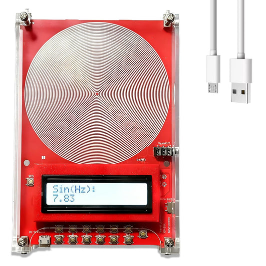Bexxly Harmonia frequency generator front view for at-home exploration.