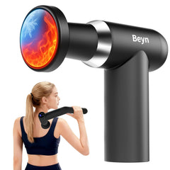 Beyn Hot and Cold Fascia Gun front view showing compact design for easy handling.